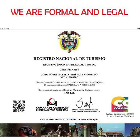 Hostal Tamarindo Inn Medellín Eksteriør billede