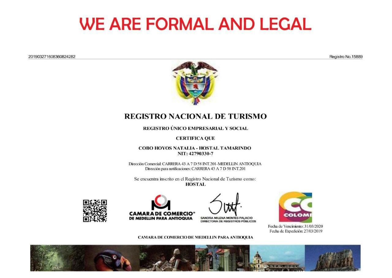 Hostal Tamarindo Inn Medellín Eksteriør billede
